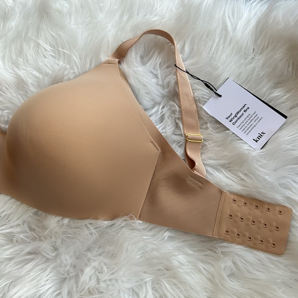 NWT Knix WingWoman Contour Bra - Size 6++ (36G, 36H, 38DDD) Warm Sand Beige - Picture 7 of 14